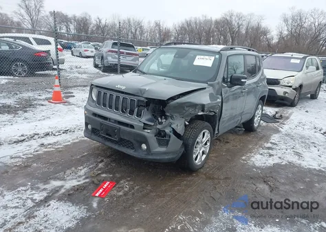 2022 Jeep Renegade Limited 4X4 from USA, damaged, VIN ZACNJDD11NPN68897